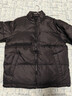 网易严选25新品90鸭绒超蓬羽绒服休闲面包服石墨烯保暖轻量抗菌防泼水 A款25秋冬立领-静谧黑 S 实拍图