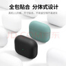 绿联耳机保护套无线蓝牙耳机保护壳防滑套防尘防摔液态硅胶轻薄收纳盒适用于Airpods3代苹果airpods 实拍图