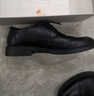 红蜻蜓真皮秋冬男士高级感正装皮鞋德比鞋婚鞋内增高鞋 WTA7376 黑色42 实拍图