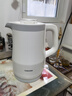 东芝（TOSHIBA）电热水壶 进口Strix温控器316不锈钢母婴级食品级家用1.5L保温开水烧水壶双层防烫安全倾倒防漏水 1.5L 【水物语丨白色】15DRSC 实拍图