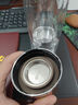 特美刻（TOMIC）双层玻璃杯银离子抗菌茶水分离杯钛水杯办公泡茶杯定制礼品伴手礼 实拍图