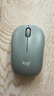 罗技（Logitech）M221 轻音鼠标 无线鼠标 办公鼠标 对称鼠标 带无线微型接收器 薄荷绿 实拍图