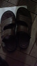 奥康（Aokang）凉鞋沙滩鞋男鞋舒适休闲露趾透气两穿简约拖鞋 黑色41码 实拍图
