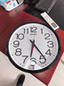 丽声（RHYTHM）钟表客厅静音挂钟现代简约时钟创意挂表卧室36cm表挂墙CMG495NR02 实拍图