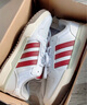 adidas ENTRAP美式校园风运动少年感复古篮球风板鞋男女阿迪达斯 白色/红色   41 实拍图