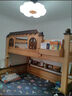 2025新款实木床加粗上下床小户型儿童子母床高低床实木拼接储物床 爬梯-双抽-5CM棕垫 上床宽100下床宽120（送书架） 实拍图