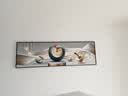 墨派卧室装饰画床头挂画现代简约轻奢酒店墙画客厅背景墙主卧房间壁画 心心相印 160x50cm适合1.8米床晶瓷 实拍图