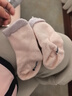 babycare儿童袜子男童棉袜女童地板袜宝宝童袜新生婴儿袜 桃夭粉3双 S 实拍图