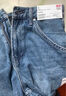优衣库女装男装宽松廓形牛仔裤/弯刀镰刀裤子25秋冬新款479000 479000/08深灰色 26 /160/66A 实拍图