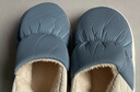 俞兆林棉拖鞋男女居家用外穿包跟羽绒布保暖棉鞋 YG001 实拍图