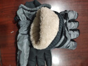 目丸保暖手套男女户外冬天骑行防寒风加绒厚触屏女防水冬季棉滑雪手套 9#深灰色 深度暖手套-男款 实拍图