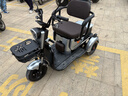 雅迪K2C新国标电动三轮车老人代步接送孩子载人拉货推拉座强动力续航 K2C星辰灰+20A铅酸电池+包安装 实拍图
