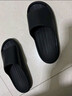京东京造【泡泡云】踩屎感厚底轻盈防滑外穿拖鞋新款拖鞋男士 黑色40-41 实拍图