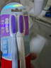 高露洁（Colgate）超长头牙刷70孔成人牙刷2支紫色软毛护龈懒人牙刷高效清洁大头 实拍图