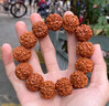 茂悦五瓣爆肉纹大金刚盘玩手串菩提子原籽男士文玩佛珠核桃手链把件 五瓣爆肉纹大金刚 实拍图