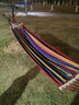 探险者（TAN XIAN ZHE）吊床户外秋千室内单人吊床双人吊床加宽加厚帆布秋千宿舍吊床 【升级防侧翻】双人加宽彩虹色 实拍图