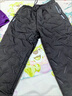 妄潮冬季羊羔绒裤子男加绒加厚防风防水保暖户外直筒羽绒棉裤大码卫裤 【重磅升级版】灰色平脚 加绒 2XL 建议体重130-140斤 实拍图