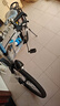 津驰远儿童自行车6-10-15岁碟刹中大童山地男女孩学生单车一体轮脚踏车 车灯款|蓝色+变速+双碟刹+辐条轮 22寸【身高140-160cm】约11-15岁 实拍图