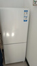 海尔（Haier）冰箱123L两门小户型冰箱二级能效抗菌净味三档可调白色BCD-123GHTMZ0WV 165升白|一级能效|风冷无霜|黑金净化 实拍图