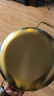 【韩剧同款】加厚不锈钢干锅海鲜锅火锅金色平底浅锅双耳锅泡面锅 豪华升级款24cm【金色】双柄汤锅 实拍图