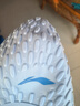 李宁 LI-NING泳帽女士长发硅胶防水帽凹凸防滑颗粒游泳帽时尚游泳装备402/LNMT818-11浅蓝 实拍图