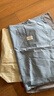 无印良品A类全棉枕套100%纯棉枕套枕巾48x74cm一对装 浅蓝灰 实拍图