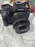 佳能r50相机 入门级微单 旅行家用学生vlog视频 4k小巧便携半画幅R50数码照相机 EOSR50 18-45 STM黑色套机 送礼好物 套餐一【128G专用卡~摄影包~卡通礼+备电】 实拍图