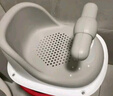 iuu婴儿洗澡座椅 神器宝宝坐椅架浴盆支架坐凳新生儿托架可坐躺托 北欧灰-赠洗浴大礼包 实拍图