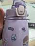希乐网红大肚杯316内胆女学生户外运动便携保温杯儿童水杯紫色880ml 实拍图