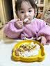 COOKSS宝宝餐盘水果盘自主进食硅胶吸盘一体式专用餐具儿童辅食碗 实拍图