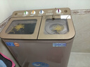 三峡劲霸【纯铜电机 I 304不锈钢】家用大容量半自动双桶双缸双杠洗衣机洗涤大脱水宾馆酒店商用民宿洗毛毯 15公斤 304钢波轮【纯铜双钢桶+9秒强洗】 实拍图