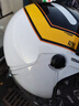 YOHE摩托车电动车头盔男女通用电动车安全帽3C认证头盔 动感黄白 特大码（XL） 实拍图