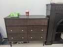 柏梦可实木斗柜中古风卧室收纳柜五斗柜小户型客厅靠墙储物抽屉床尾边柜 全实木六斗-100*40*80.7cm胡桃色 实拍图