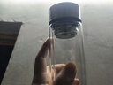 天喜（TIANXI）玻璃杯双层加厚水杯男女带茶隔泡茶杯大容量本色350ml礼物 实拍图