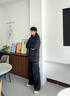 波司登反季羽绒服男女情侣同款冬90绒连帽宽松中长款休闲百搭外套 实拍图