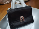 拉菲斯汀（La Festin）【何泓姗同款】塌塌手提女包2026新款包包单肩斜挎凯莉包生日礼物 飒飒黑-中号 | 质感油蜡皮 | 赠礼品袋 实拍图