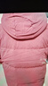 坦博尔羽绒服女短款秋冬连帽宽松保暖女士外套厚TD236356 粉黛红 165  实拍图