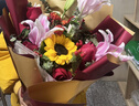 幽客玉品鲜花速递红玫瑰花束表白送女友老婆生日礼物全国同城配送 红玫瑰向日葵百合混搭花束 实拍图