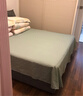 水星家纺四件套 100% 纯棉学生宿舍单人 ins 印花卉床单被套枕套床上用品 繁花落枫(纯棉-透气舒爽） 1.5米床 床单款 （被套200*230cm） 实拍图