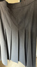 优衣库女装宽褶中裙/半身裙裙子25秋冬新款479916 08 深灰色 L /160/72A 实拍图