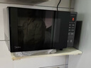 美的（Midea）家用变频微波炉 易清洁大平板底盘  智能菜单 20L小型迷你家用微波炉一级能效 PM20M3 易清洁内胆 实拍图