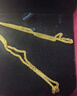 老庙黄金项链足金999肖邦链素链女款锁骨链链子送女友老婆节日礼物 约5.3g 实拍图