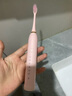 100W+热销】电动牙刷全自动充电式智能声波冲牙器软毛刷头女士男款学生情侣套装青少年牙刷 时尚粉+4刷头+充电线 实拍图