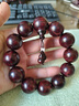 原木匠正宗小叶紫檀木手串男士高端佛珠手链女款108颗文玩手串爆满金星 【金星款】20mm*12颗[京仓速发] 实拍图
