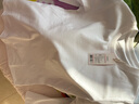 京东京造【50S水柔棉】长袖t恤女纯棉25秋季新款打底衫白小T 白色 L 实拍图