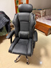 珂尔司电竞椅电脑椅子舒适久坐休闲宿舍大学生家用办公可升降座椅躺椅 舒适乳胶-黑色转椅+双枕-无搁脚 实拍图