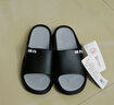 回力运动厚底拖鞋男室内户外穿静音速干防滑凉拖鞋HL3A57黑灰44-45码 实拍图