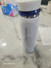 乐扣乐扣（LOCK&LOCK）不锈钢情侣学生保温杯菲特旋转盖轻量杯450ml白蓝 LHC4131WB 实拍图