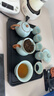 京东京造 茶具整套 功夫茶具套装带茶盘茶壶茶杯 天青汝窑西施壶 16件 实拍图