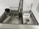 TOSO日式厨房水槽大单槽洗菜盆一体盆304升级316不锈钢台中下集渣碗池 75*46日式316L母婴级集渣水槽-圆抽拉全配置 水槽套餐 实拍图